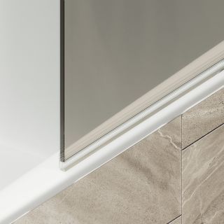 Шторка на ванну MaybahGlass MGV-783-2 70см бронза